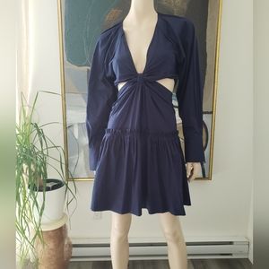 Jason Wu | NWOT Cotton Poplin Mini Dress with Cutouts